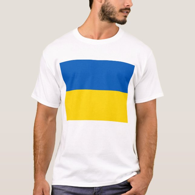 CAMISETA FIQUE COM A UCRÂNIA! (Frente)