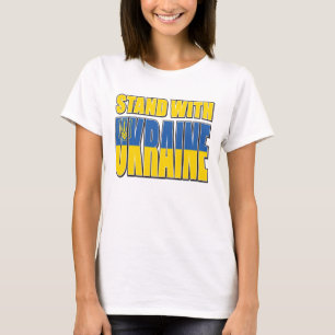 Camiseta Fique com a Ucrânia