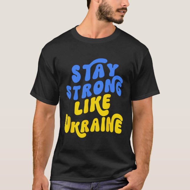 Camiseta Fique Com a Ucrânia1  (Frente)