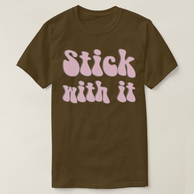 Camiseta Fique com ele (Frente do Design)
