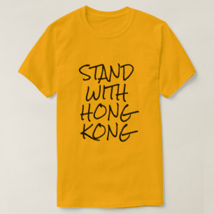Camiseta Fique Com Hong Kong Amarelo