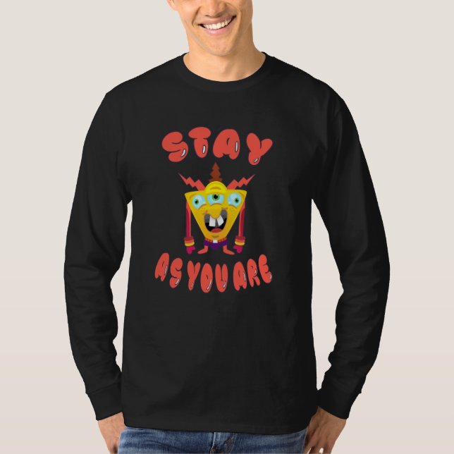 Camiseta Fique como você é (Frente)