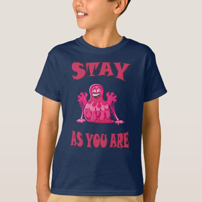 Camiseta Fique como você está (Frente)