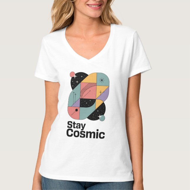 Camiseta Fique Cósmico (Frente)