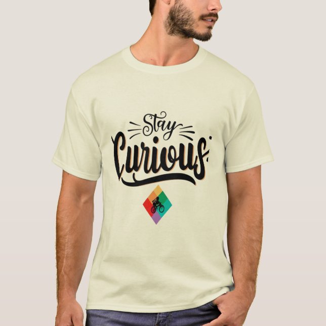 Camiseta Fique curioso (Frente)