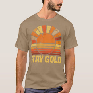 Camiseta Fique Dourado - Outsiders Classic 1980s Retro