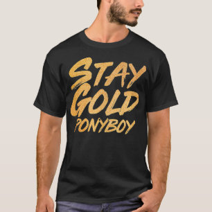 Camiseta Fique Dourado Ponyboy