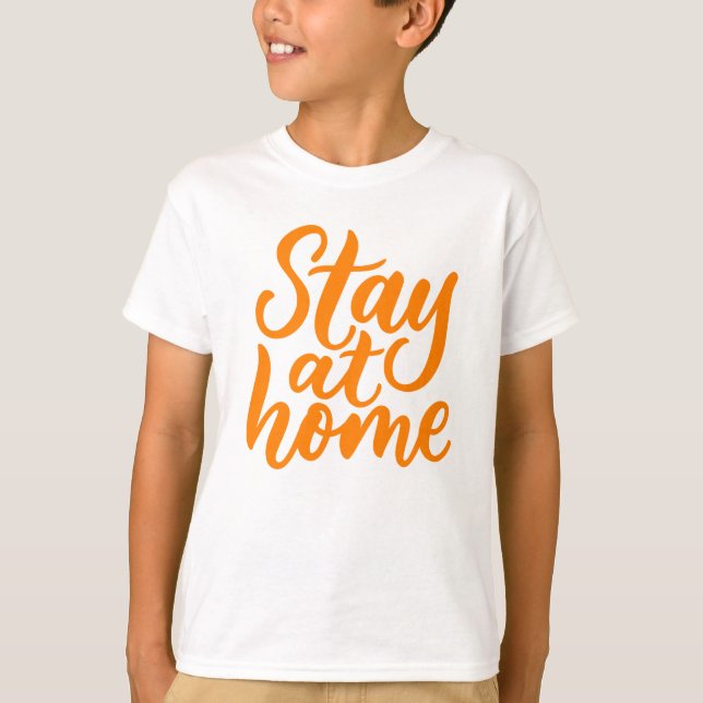 Camiseta Fique Em Casa (Frente)