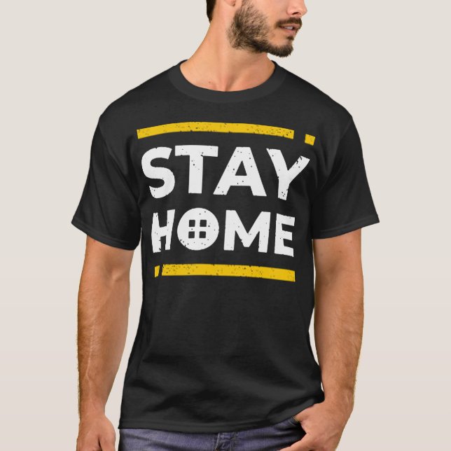 Camiseta Fique em casa (2) (Frente)