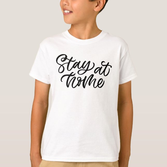 Camiseta Fique Em Casa| Fonte do Rico (Frente)