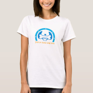 Camiseta fique em casa, mãe de cachorro