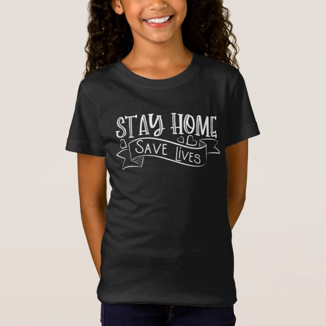 Camiseta Fique em casa| Salvar vidas (Frente)