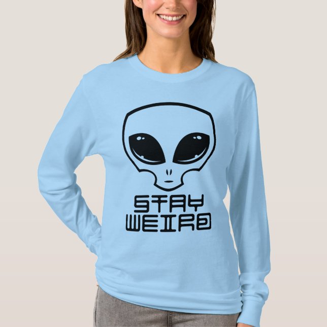 Camiseta Fique estranho Alienígena (Frente)