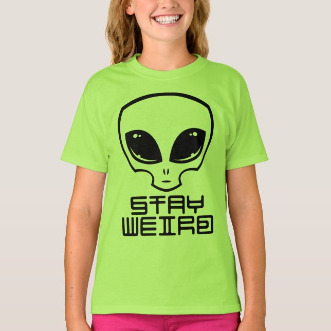 Camiseta Fique estranho Alienígena (Frente)