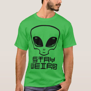 Camiseta Fique estranho Alienígena