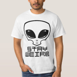Camiseta Fique Estranho Cabeça de Alien