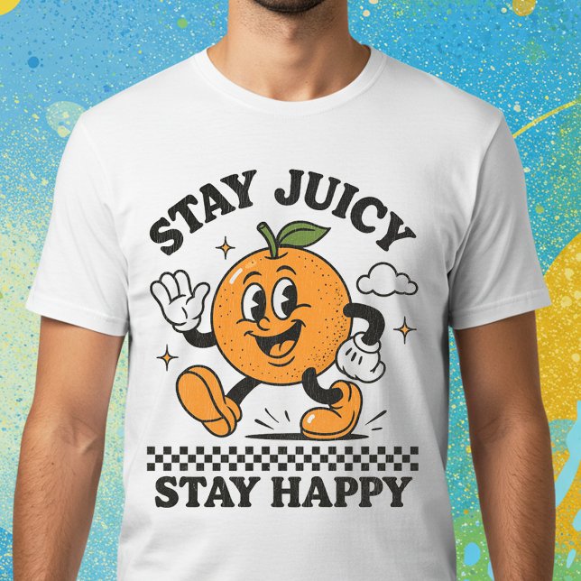 Camiseta Fique feliz (Criador carregado)