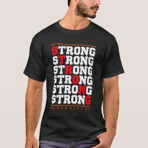 Camiseta Fique firme na Design de T-Shirt motivacional