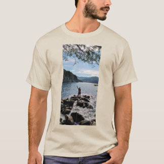 Camiseta Fique firme. Suba acima.