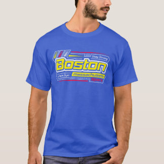 Camiseta Fique Forte Amigo da Cidade de Boston Massachusett