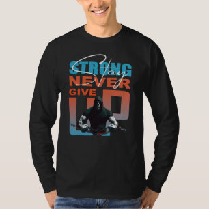 Camiseta Fique Forte Nunca Desista Masculino