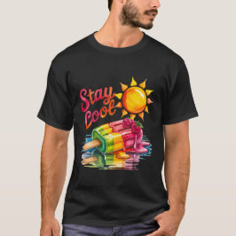Camiseta Fique fresco, verão acima