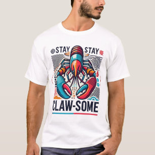 Camiseta Fique garra algum lagosta 