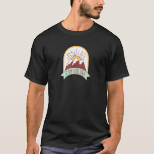 Camiseta Fique Golden Positivo Sol Otimista Inspirador