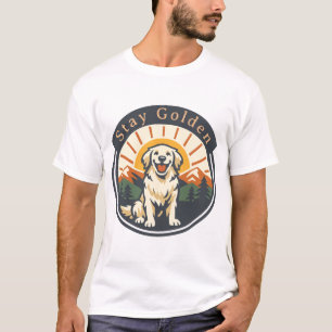 Camiseta Fique Golden Retriever