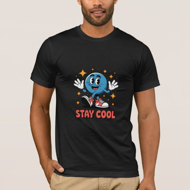 Camiseta Fique Legal Cartoon Retrô (Frente)