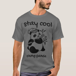 Camiseta fique legal jovem panda