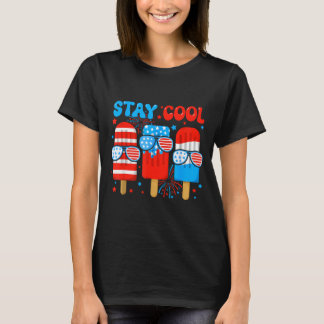 Camiseta Fique Legal Meninos Picolé Homens 4 de Julho Bande