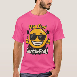 Camiseta Fique Legal Não Seja Engraçado Emoji Design