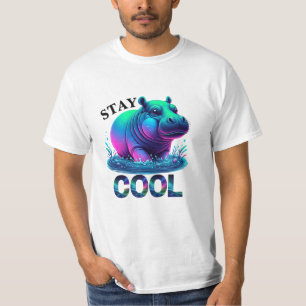 Camiseta Fique Legal Neon Hippo Swamp Louning