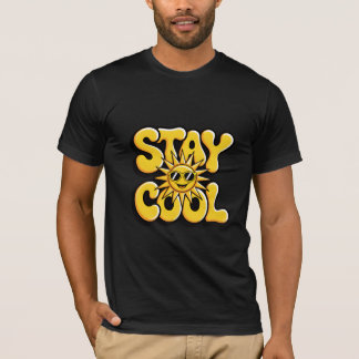 Camiseta Fique Legal Sol Retro Com Óculos De Sol