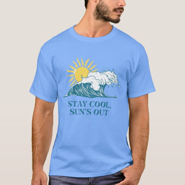 Camiseta Fique Legal, Sun's Out | Summer Vibes T-Shirt (Frente)