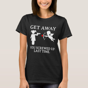 Camiseta Fique longe do Dia Anti aos Namorados