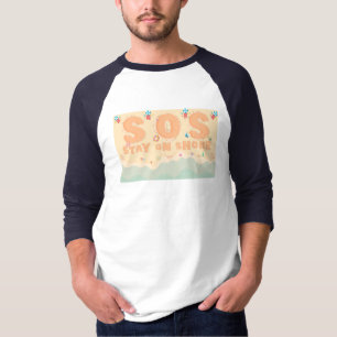Camiseta Fique na praia