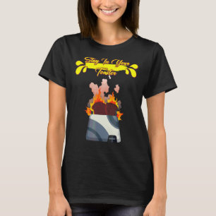 Camiseta Fique Na Sua Grafia De Humor De Torradeira