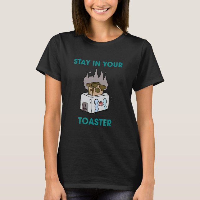 Camiseta Fique Na Sua Piada De Torre (Frente)
