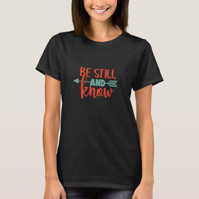 Camiseta Fique Parado e Conheça a Fé de Deus Jesus (Frente)