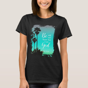 Camiseta Fique Parado E Saiba Fé Cristã Personalizada na
