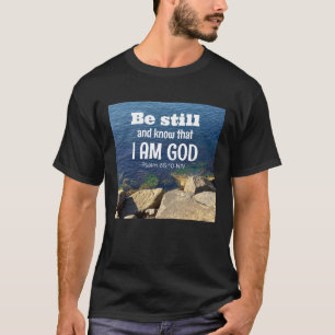 Camiseta Fique Parado e Saiba Que Eu Sou Deus Foto do Ocean