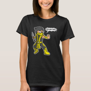 Camiseta Fique Por Lá, Distância Social Ninja