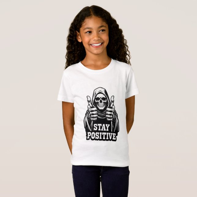 Camiseta Fique Positivo (Frente Completa)