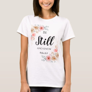 Camiseta Fique quieto e saiba