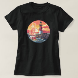 Camiseta Fique quieto e saiba que eu sou Deus Versículo da 