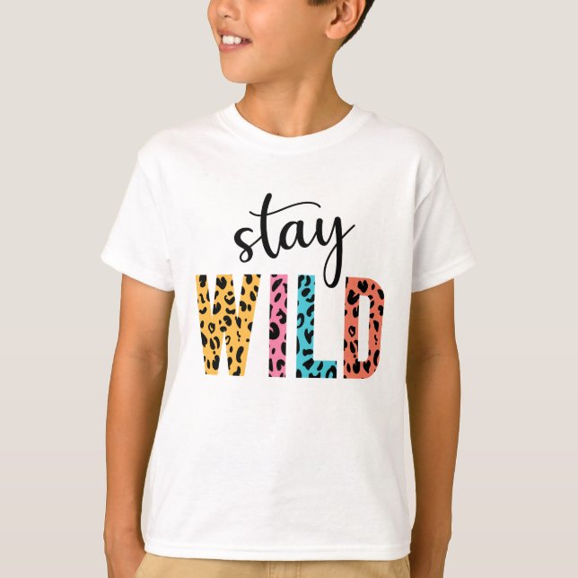 Camiseta Fique Selvagem (Frente)