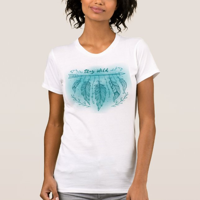 Camiseta Fique Selvagem (Frente)