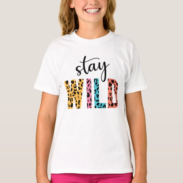 Camiseta Fique Selvagem (Frente)